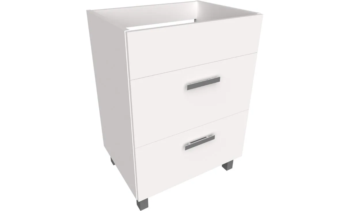 Beru 60 2S  baza za umivaonik 59,6x45,2x83 bela