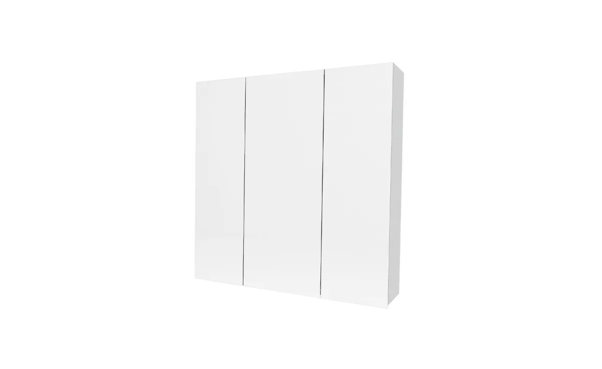 Bianco kupatilski ormarić s ogledalom 81,5x16x72 cm