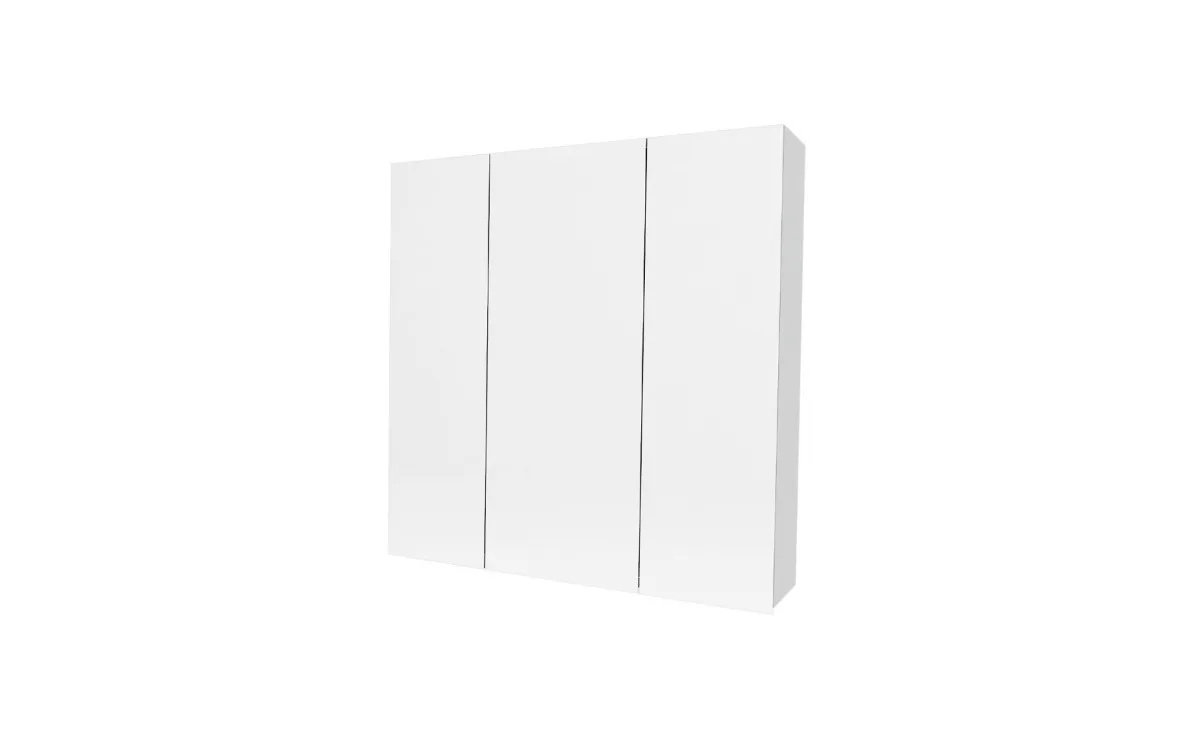 Bianco kupatilski ormarić s ogledalom 81,5x16x72 cm