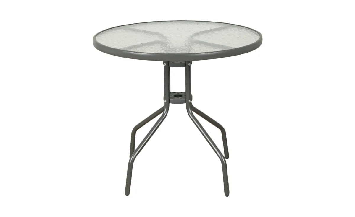 Bistro II sto sa staklom D80x70 cm