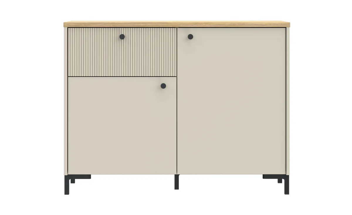 BIXBITE KOMODA 2 VRATA + 1 FIOKA 103,1X41,9X79 CM MAUVELLA