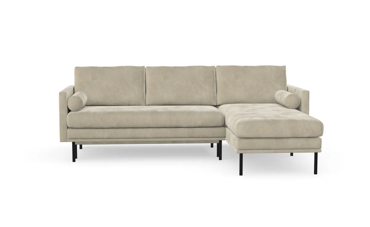 Bjorn ugaona garnitura sa ležajem 226x160x90 cm cappuccino univerzalna
