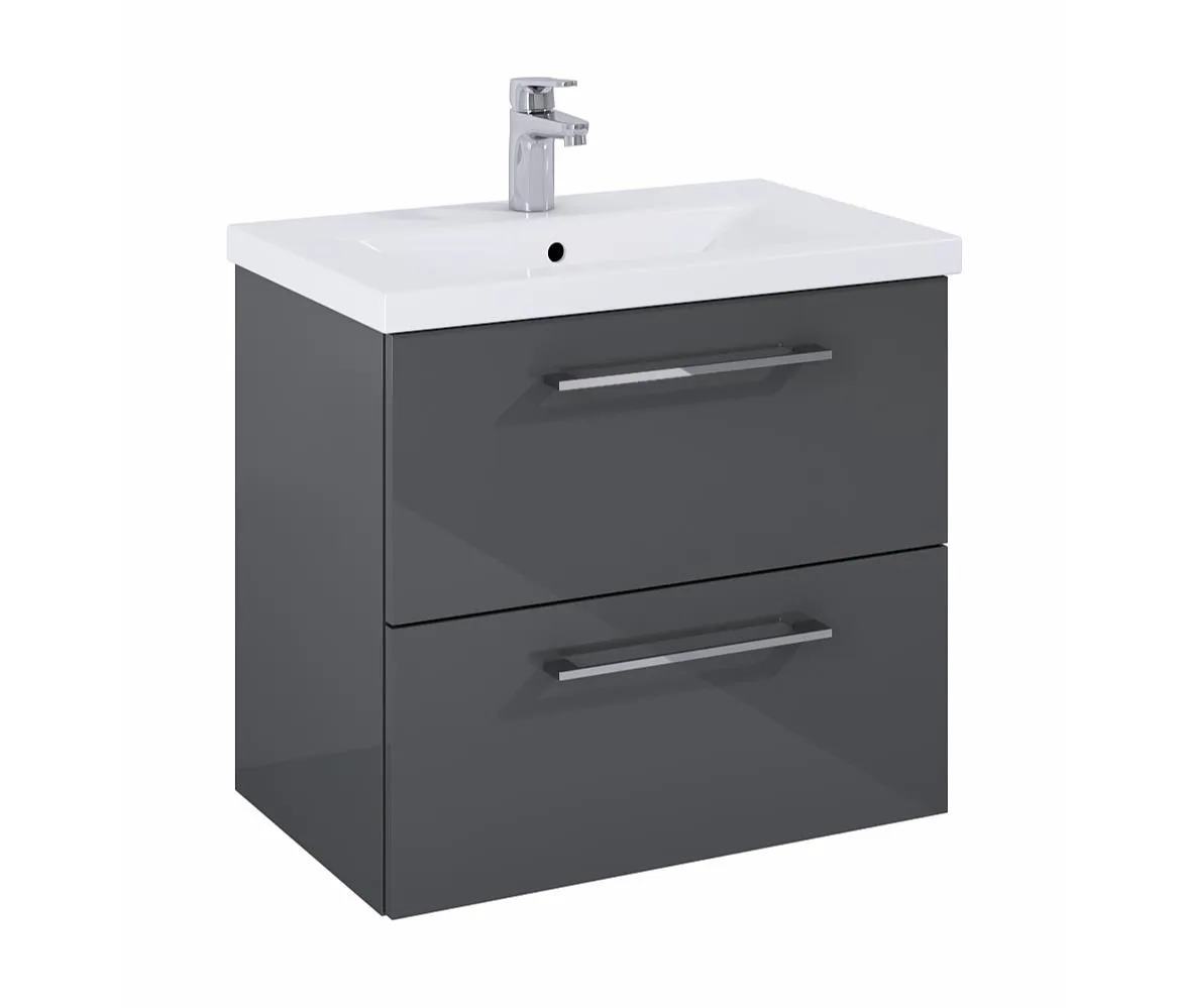 Boa vista kupatilska baza sa umivaonikom 2F 61,7x39,7x56,7 antracit