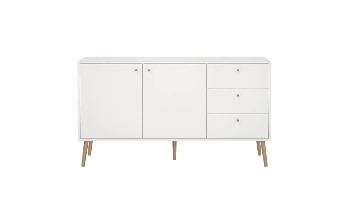 Bodo komoda 2 vrata + 3 fioke 147x39x82 cm