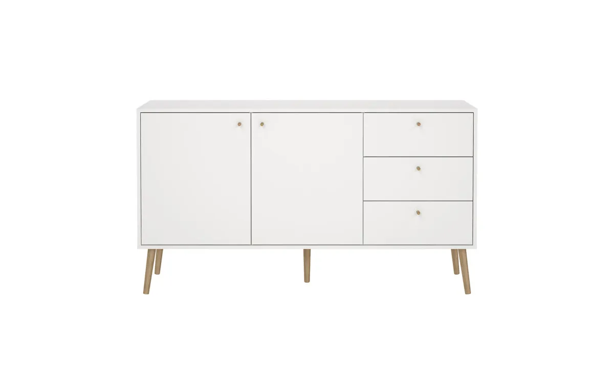 Bodo komoda 2 vrata + 3 fioke 147x39x82 cm