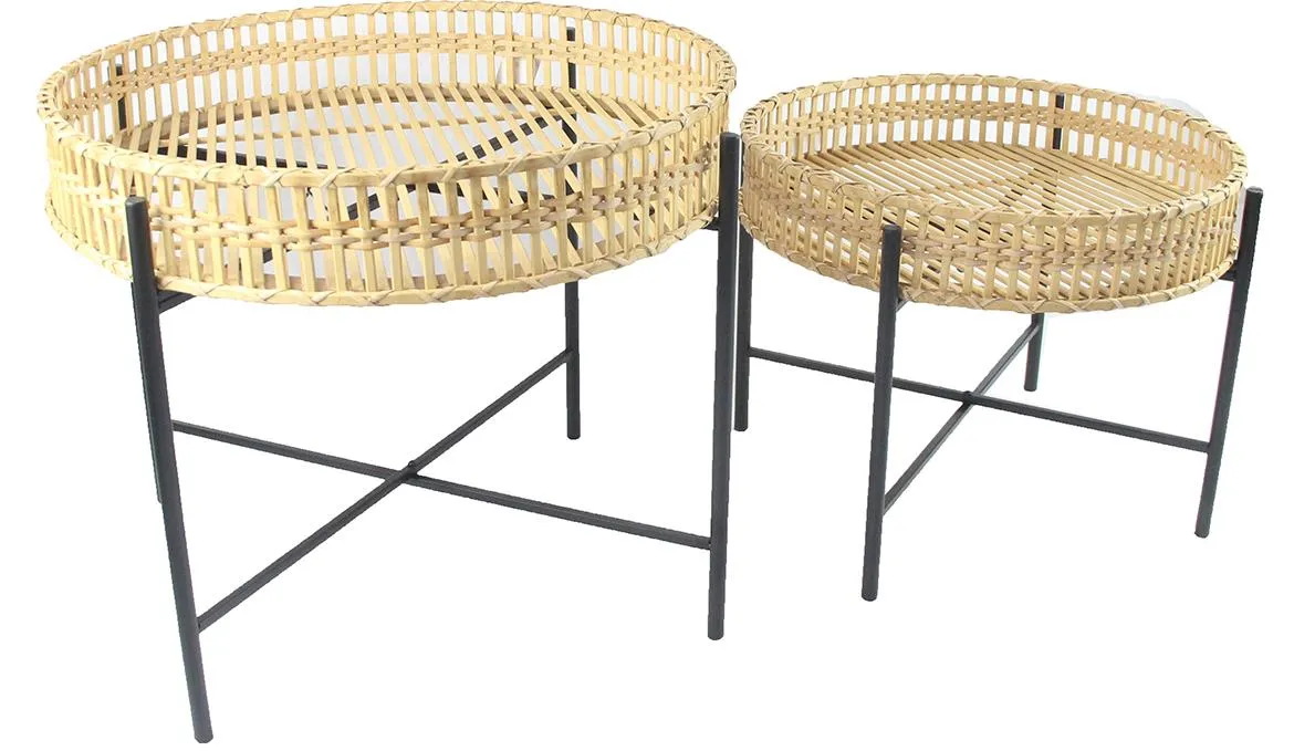 Boho 60 klub stocic 60x60x50 bambus natur