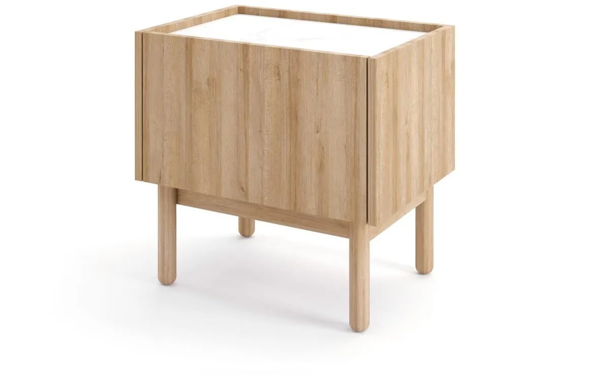 Boho S50 nocni ormaric 1 vrata 50x37x48 cm natur