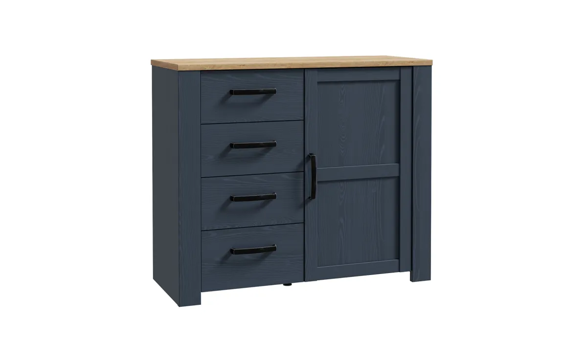 Bohol komoda 1 vrata+4 fioke 101x42x87 cm