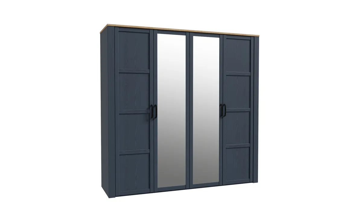 Bohol ormar 4 vrata/ogledalo 216x60x214 cm