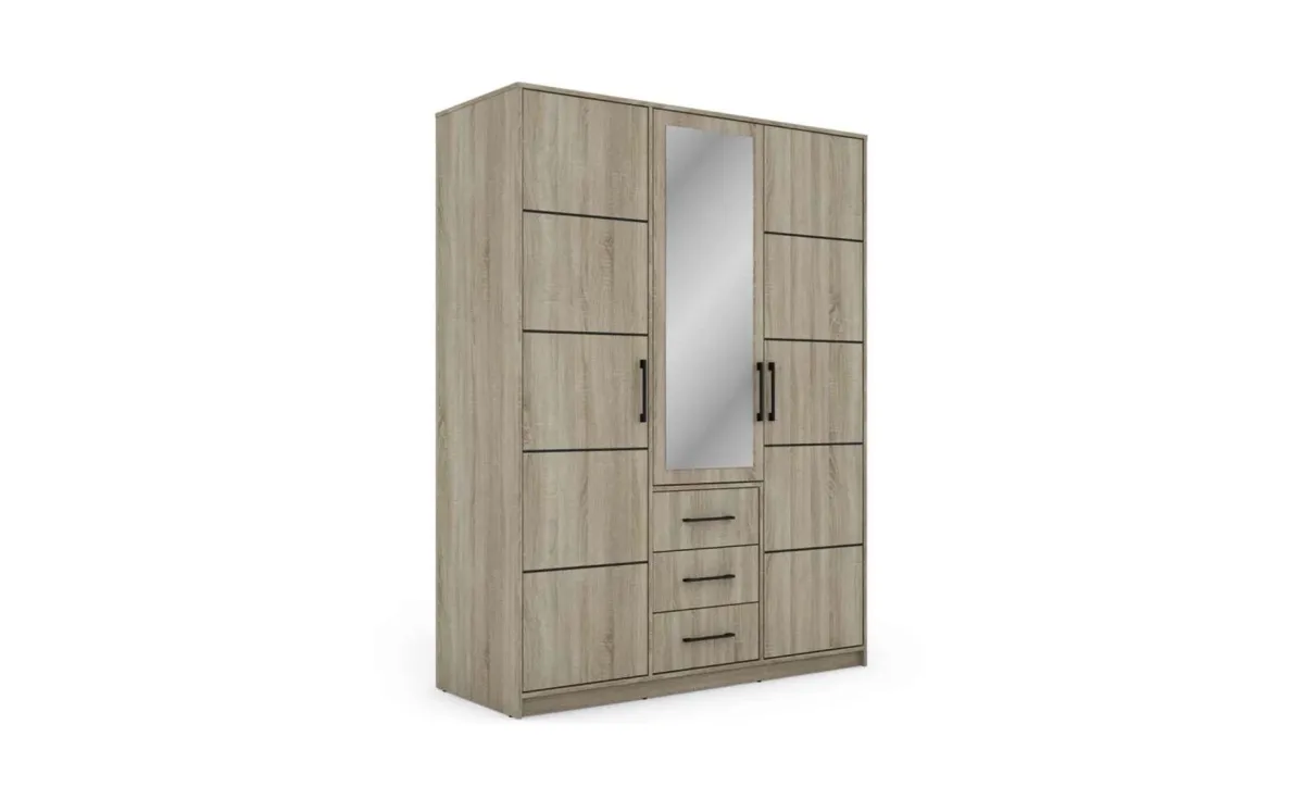 Bollate ormar 3V+3FIO 150x58x200 cm sonoma