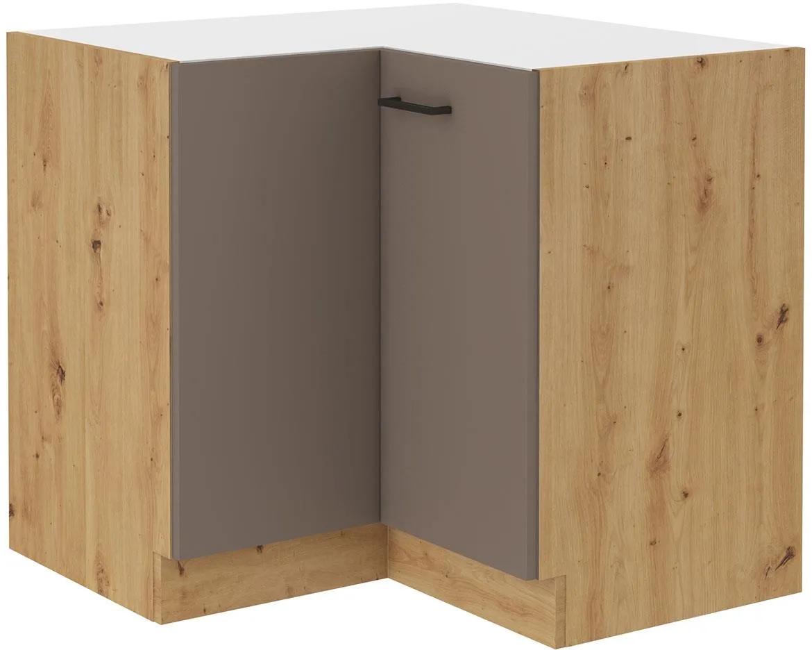 Bologna 90X90nd 2f bb baza ugaona 2vrata 90(84)x90(84)x87artisan hrast-trufle braon