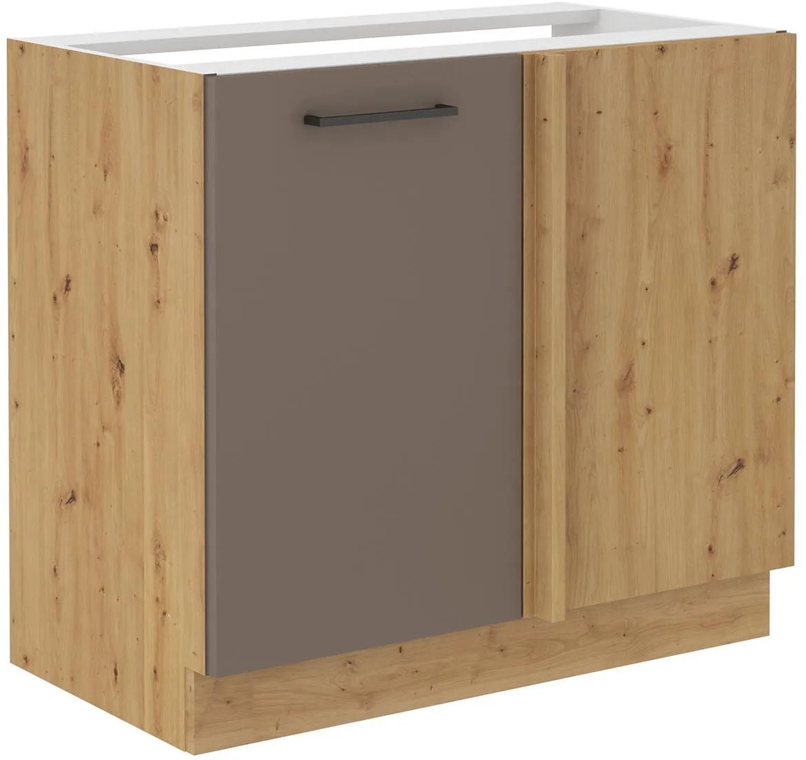 Bologna kuhinjski element 1 vrata 105. 1f bb 90x52x82 cm sivi hrast/artisan hrast
