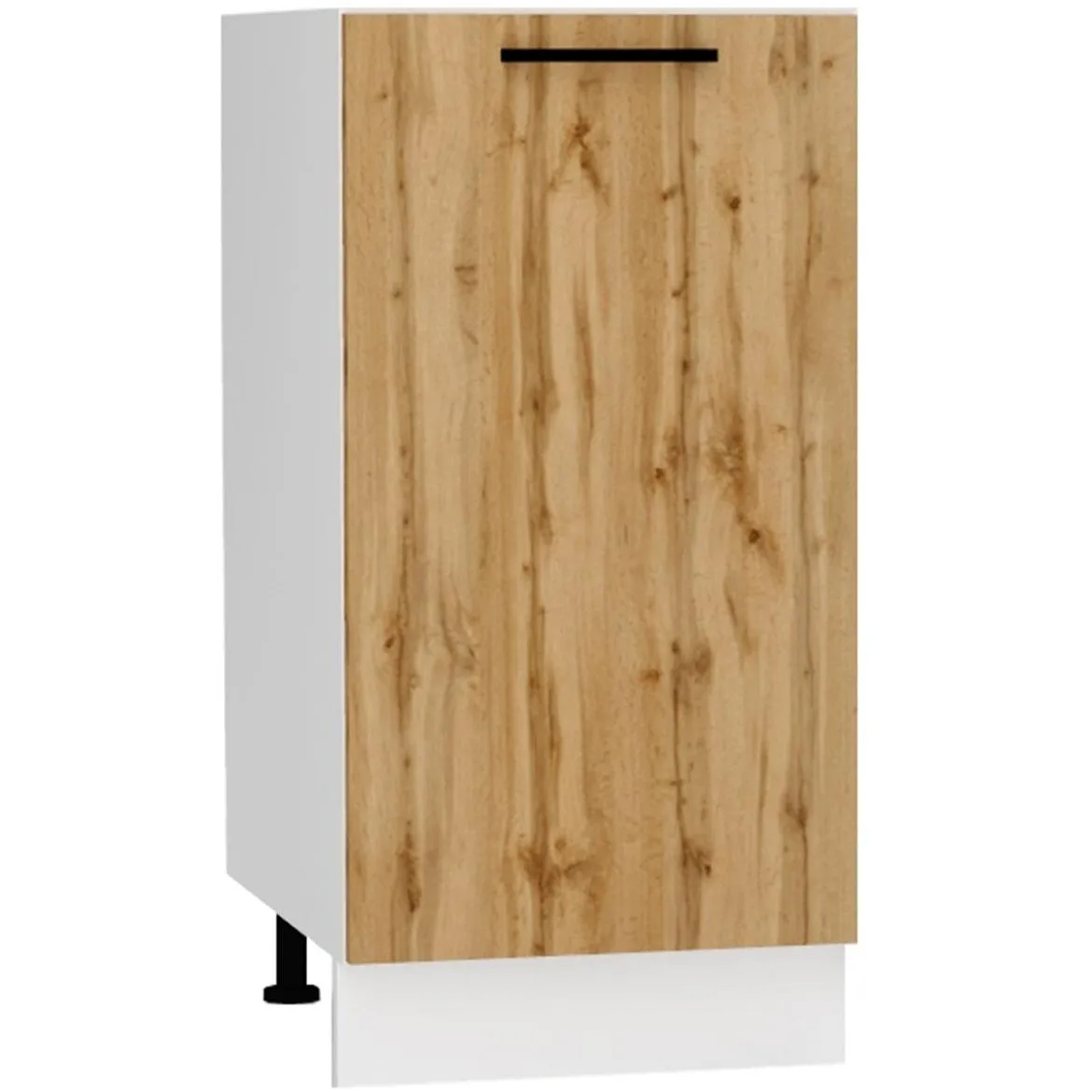 Bono D40 Pl kuhinjski element 1 vrata 40x52,4x82 cm beli/natur (wotan hrast)