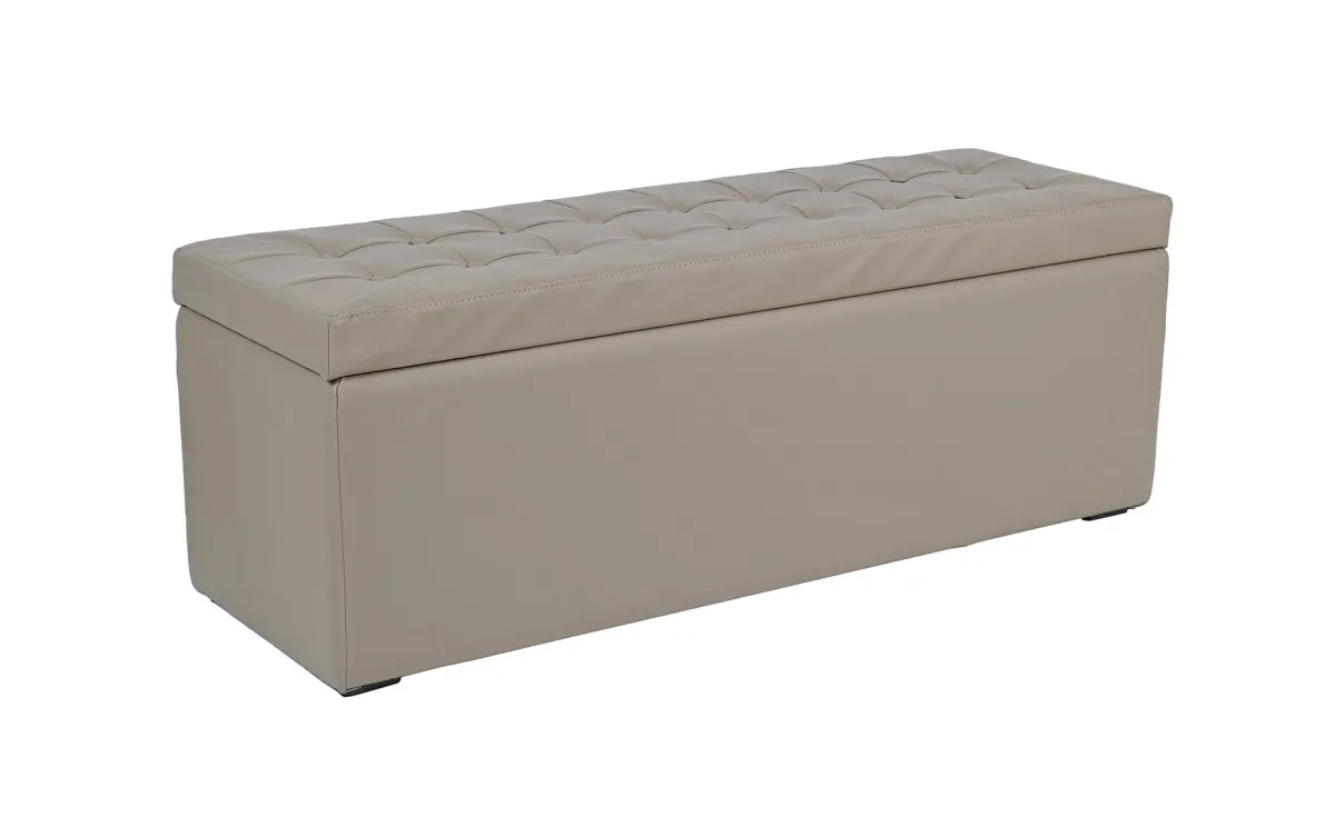 Box L tabure sa prostorom za odlaganje cappucino 120x40x42 cm