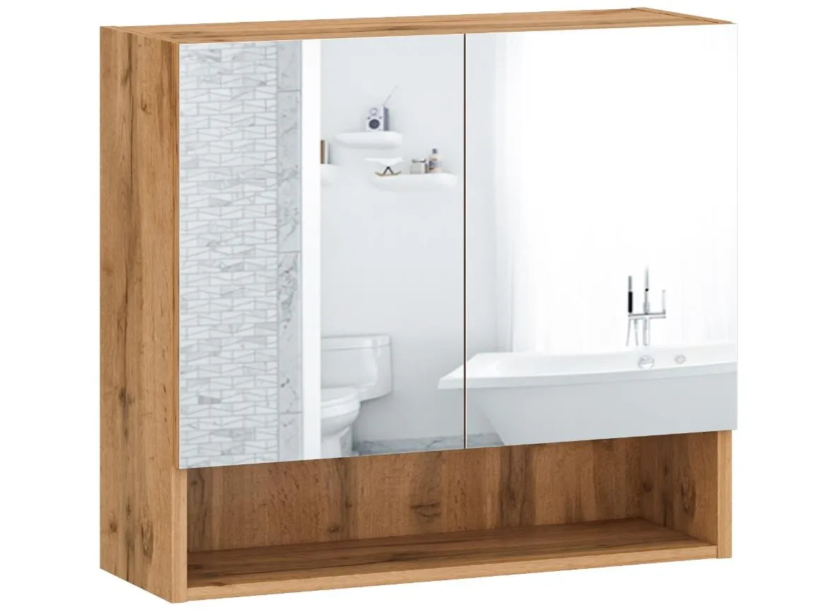 Bruno 80 ormaric s ogledalom 80x22x70,2 hrast