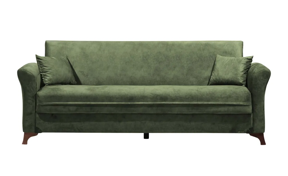 Buket trosed sa ležajem i prostorom za odlaganje zeleni 217x86x85cm