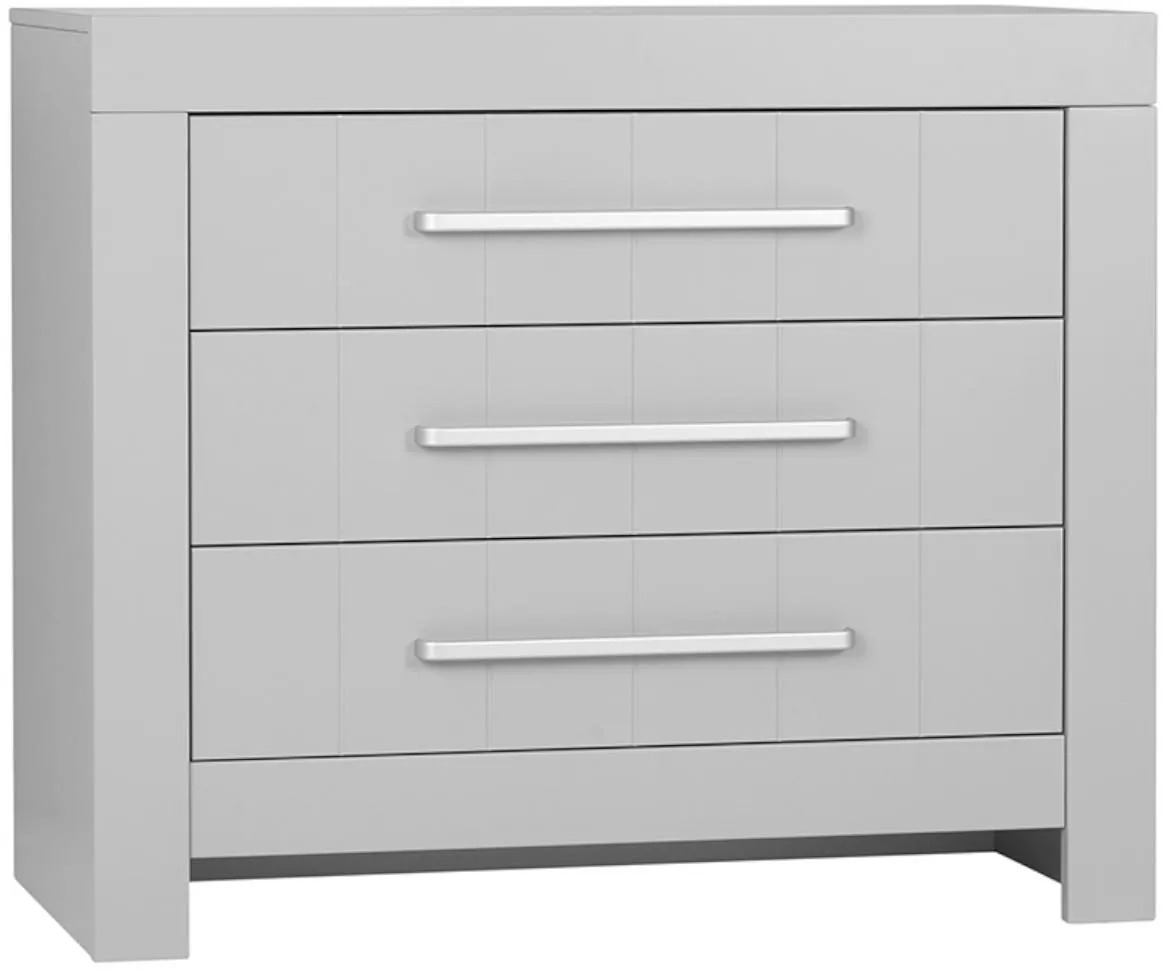 Calmo komoda 3 fioke 110,7x56x94 cm siva