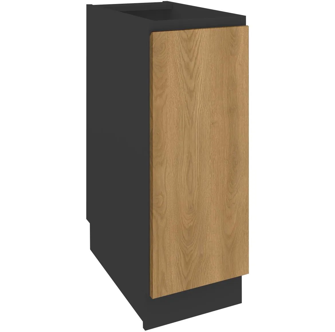 Campari D3 kuhinjski element 1 vrata 30x54x87 cm crni/hrast