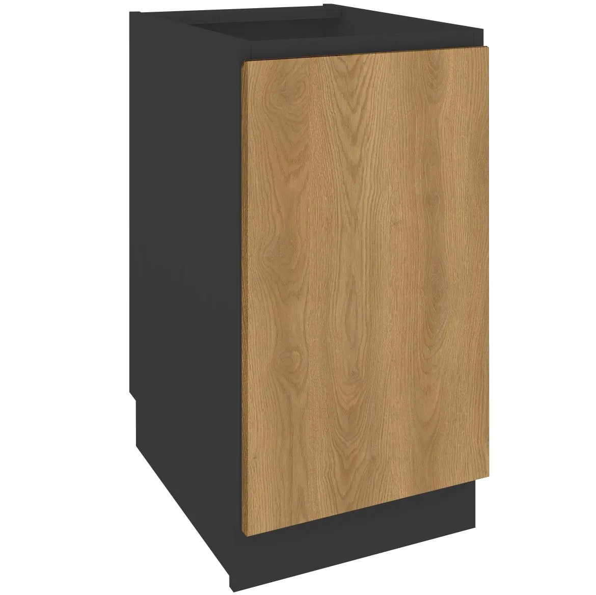 Campari D45 kuhinjski element 1 vrata 45x54x87 cm crni/hrast