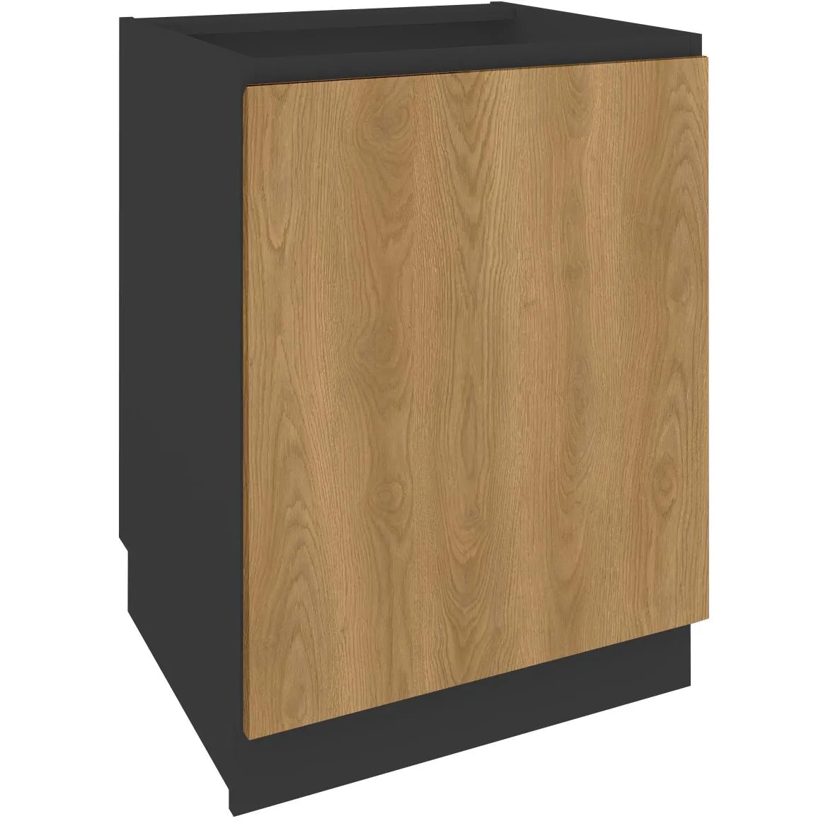 Campari D6 kuhinjski element 1 vrata 60x54x87 cm crni/hrast