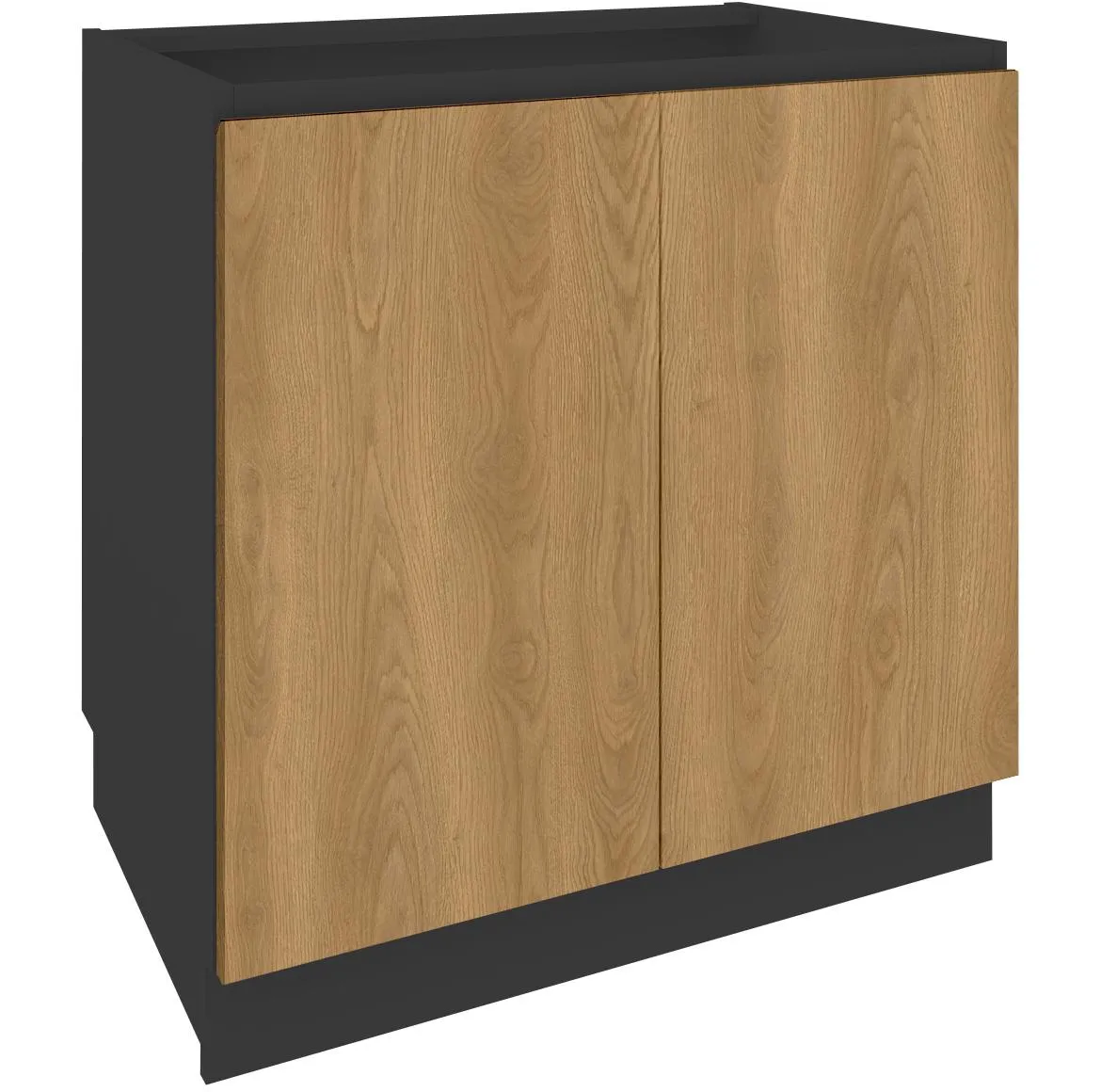 Campari D6P/L kuhinjski element 2 vrata 60x54x87 cm crni/hrast
