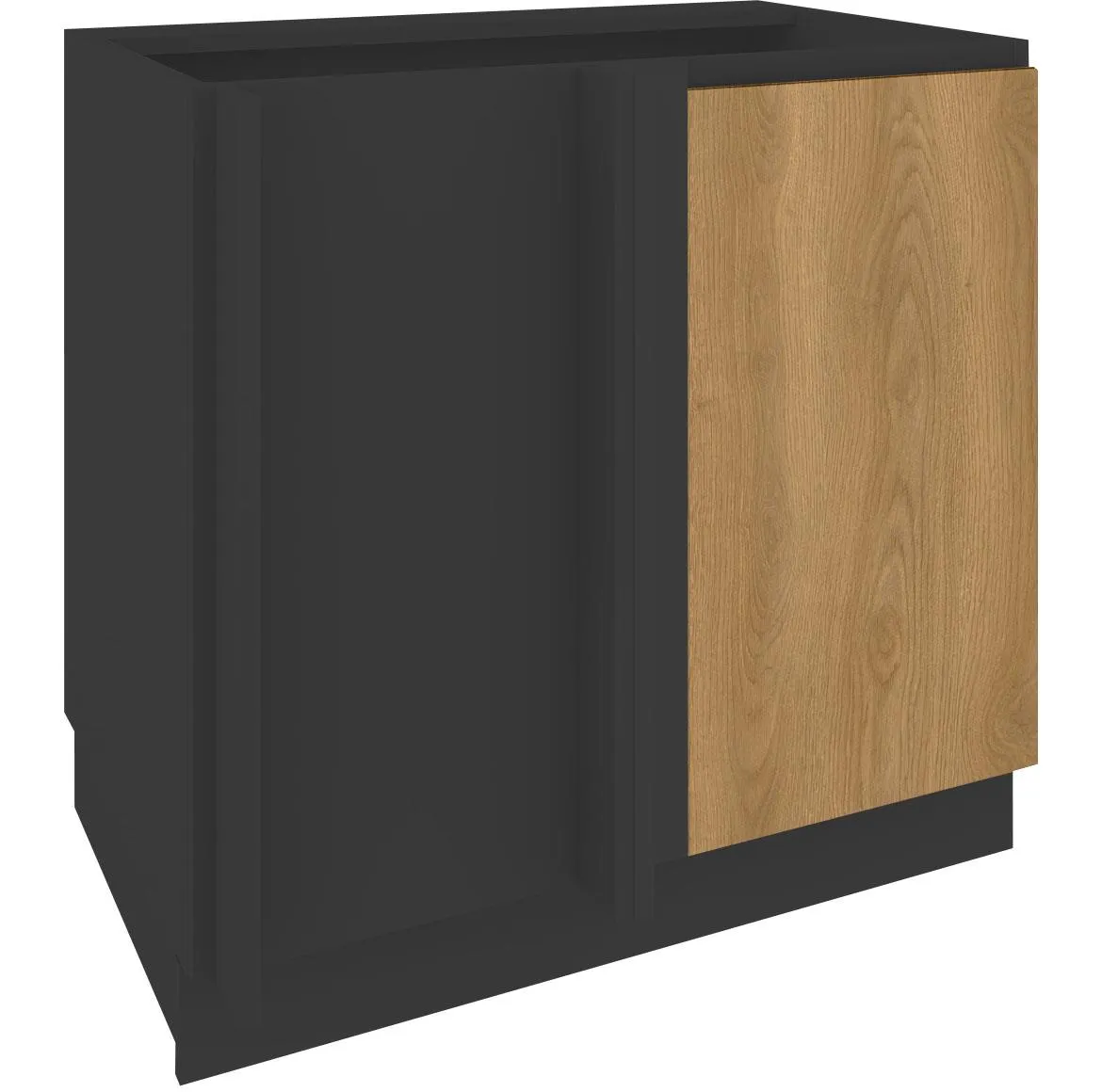 Campari DPP110/65 kutni kuhinjski element 1 vrata 90x52x87 cm crni/hrast