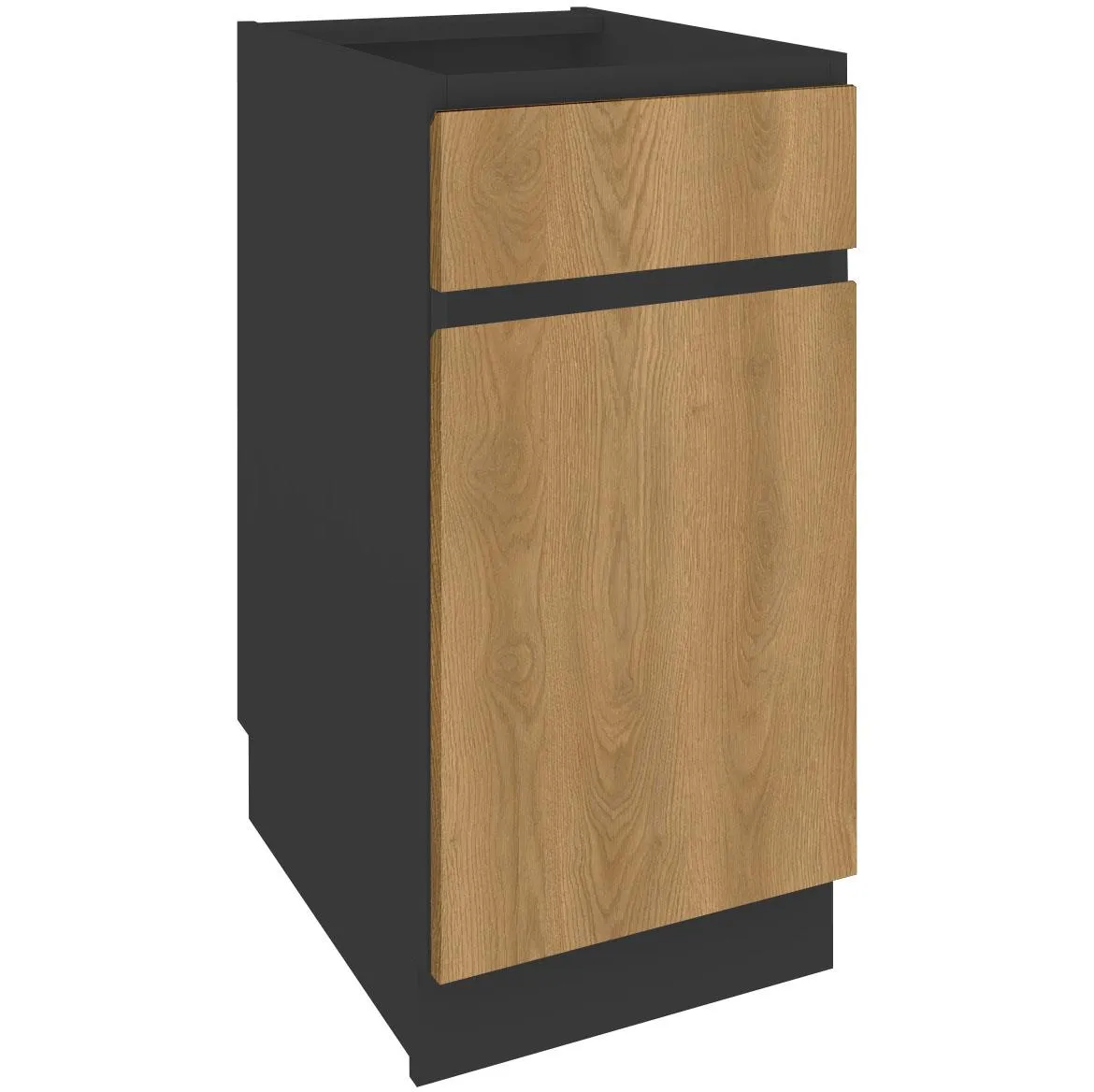 Campari DS4/1 kuhinjski element 1 vrata+1 fioka 40x54x87 cm crni/hrast