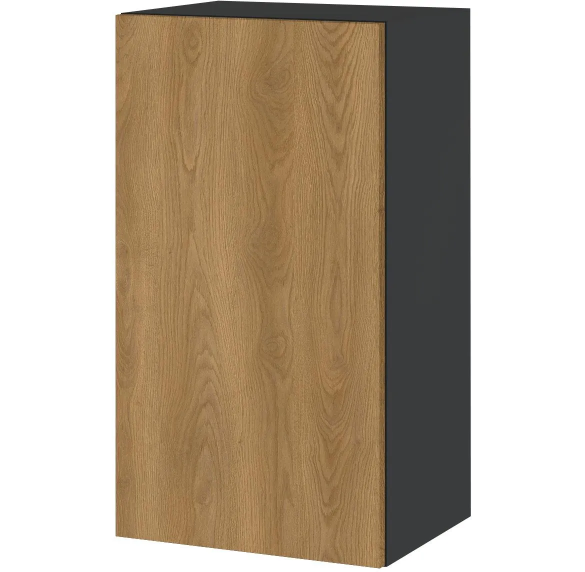 Campari W45/1080 viseci kuhinjski element 1 vrata 45x32x108 cm crni/hrast