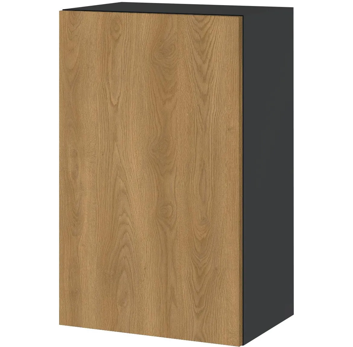 Campari W60/1080 viseci kuhinjski element 1 vrata 60x32x108 cm crni/hrast