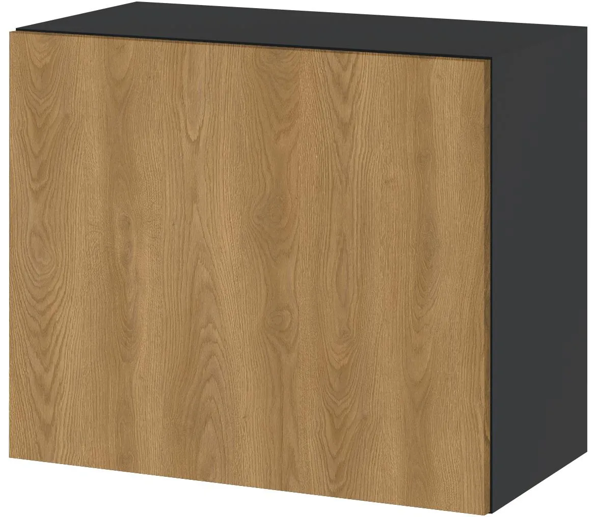 Campari WO6SLIM6/50 kuhinjski element 1 vrata 60x32x50 cm crni/hrast