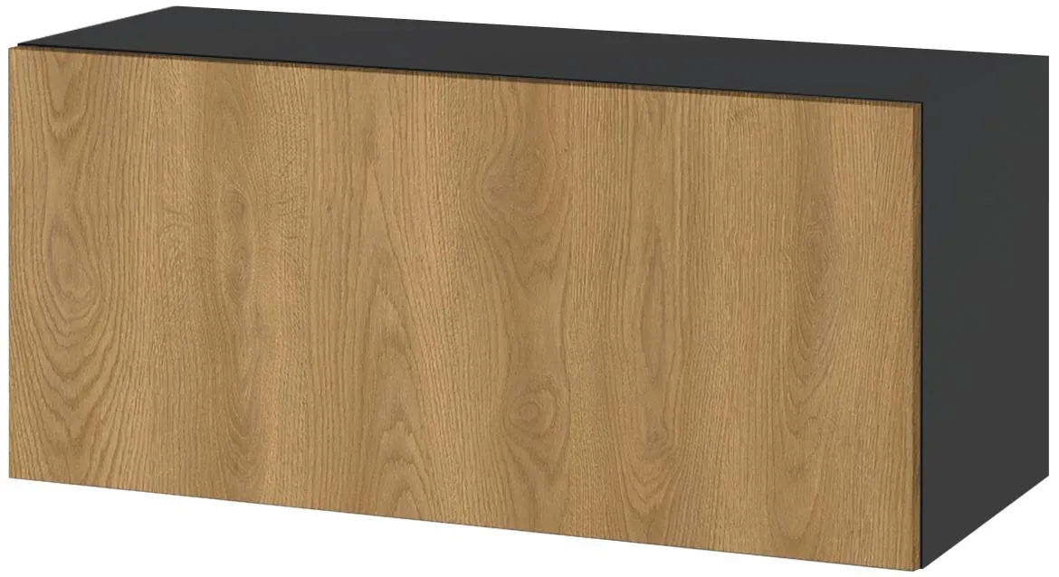 Campari WO8/36  viseci kuhinjski element 1 vrata 80x32x36 cm crni/hrast