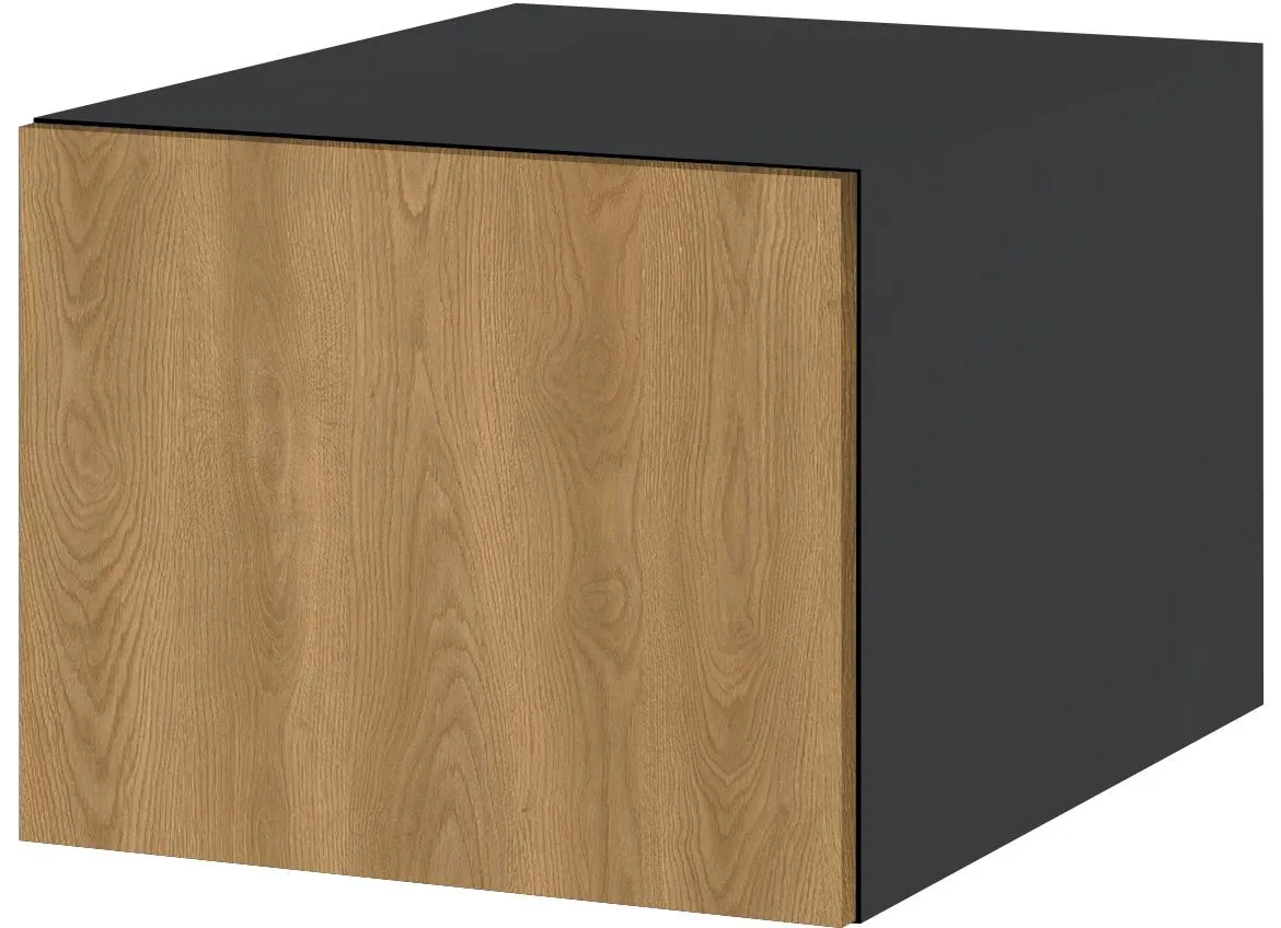 Campari WOG45/36/58 viseci kuhinjski element 1 vrata 45x58x36 cm crni/hrast
