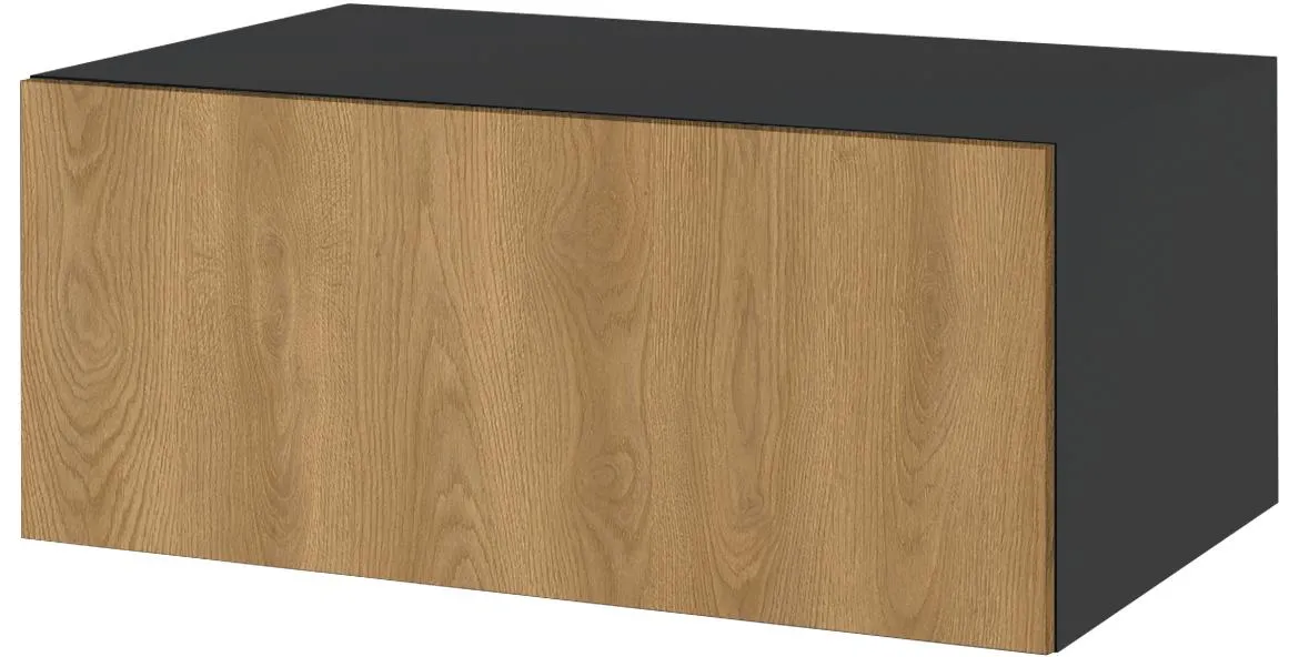 Campari WOG8/36/58 viseci kuhinjski element 1 vrata 80x58x36 cm crni/hrast