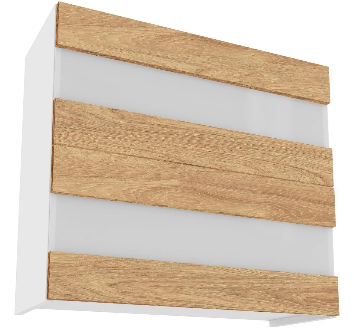 Campari WOW8/72 kuhinjski element 2 vrata 80x32x72 cm natur/bela