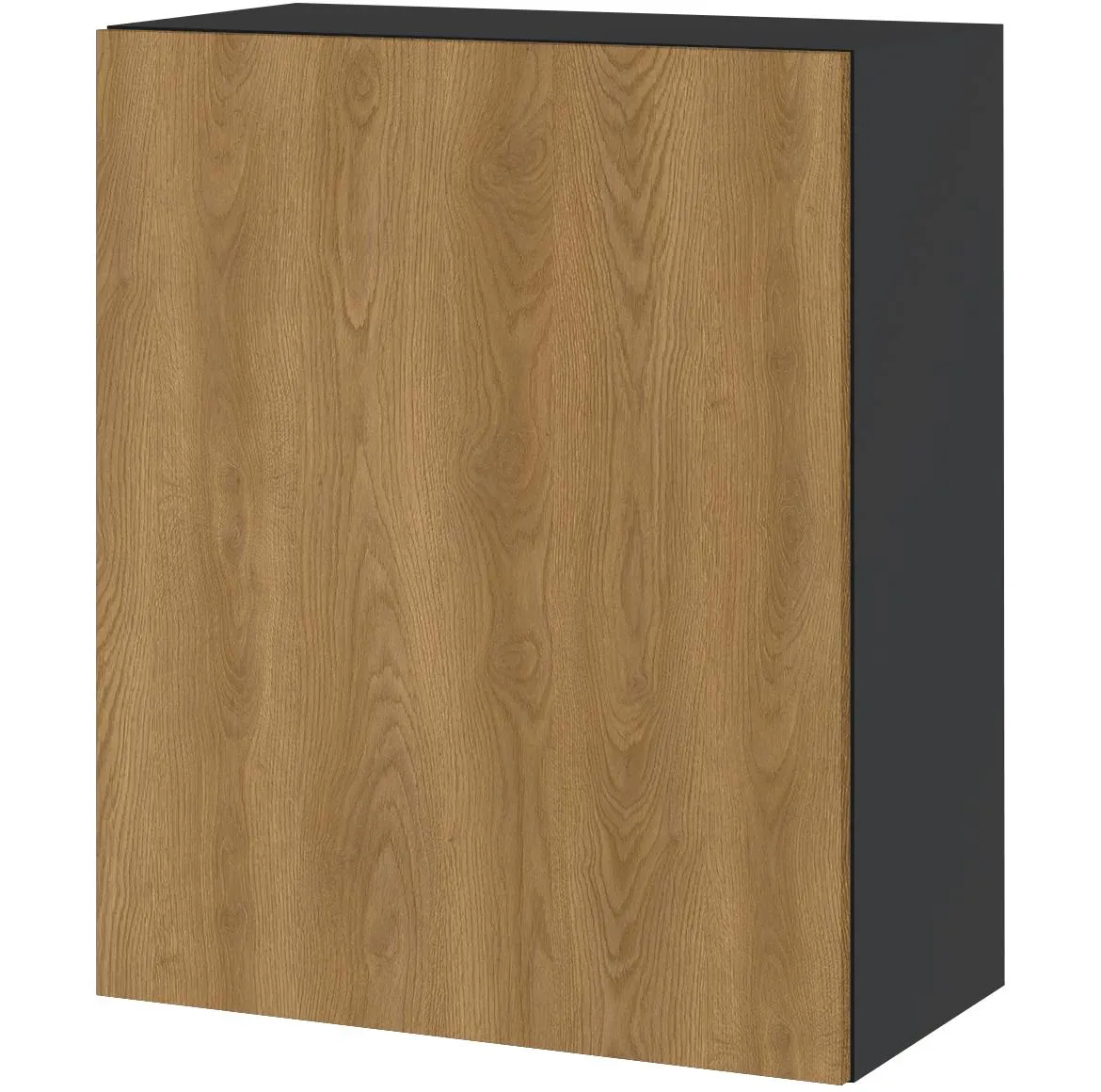Campari WS6/72 viseci kuhinjski element 1 vrata 60x32x72 cm crni/hrast
