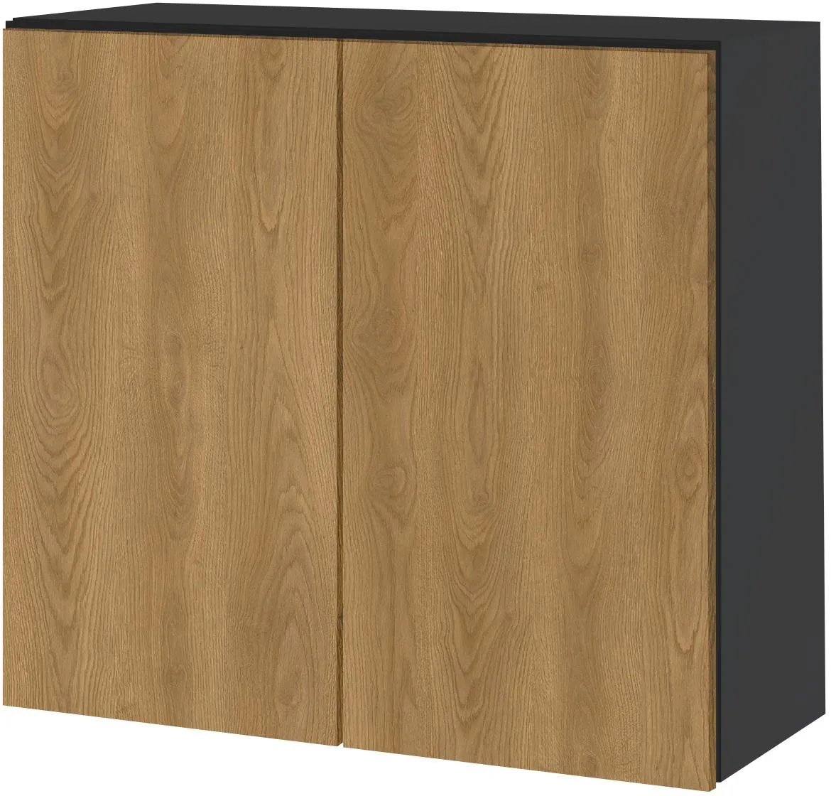 Campari WS8/72 viseci kuhinjski element 2 vrata 80x32x72 cm crni/hrast