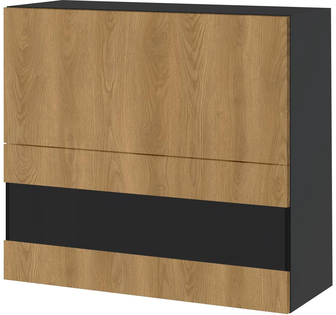 Campari WWPO8/72 viseci kuhinjski element 2 vrata 80x32x72 cm crni/hrast