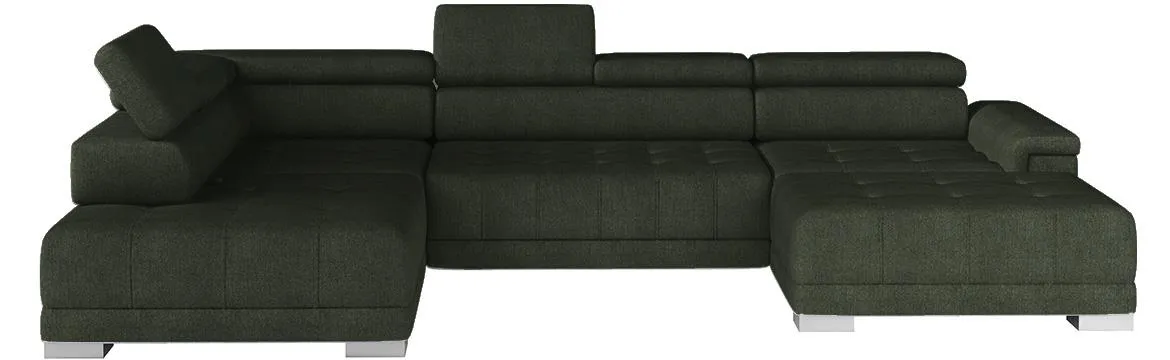 Campo XL Crown 12 ugaona garnitura 374x220x101 leva zelena