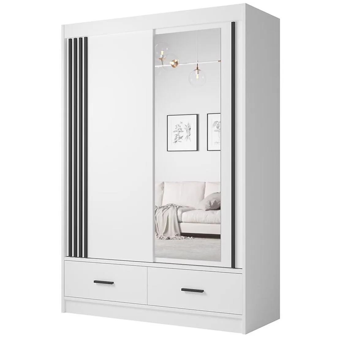 Canada Ca-24 ormar 150x60x215 cm bela