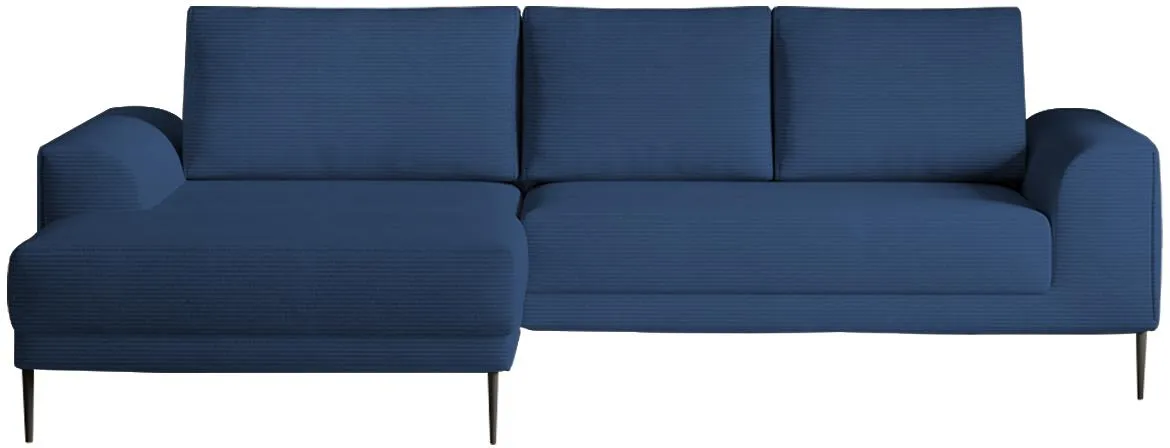 Capitol ugaona garnitura s ležajem 276x175x89 Ontario 26 leva plava