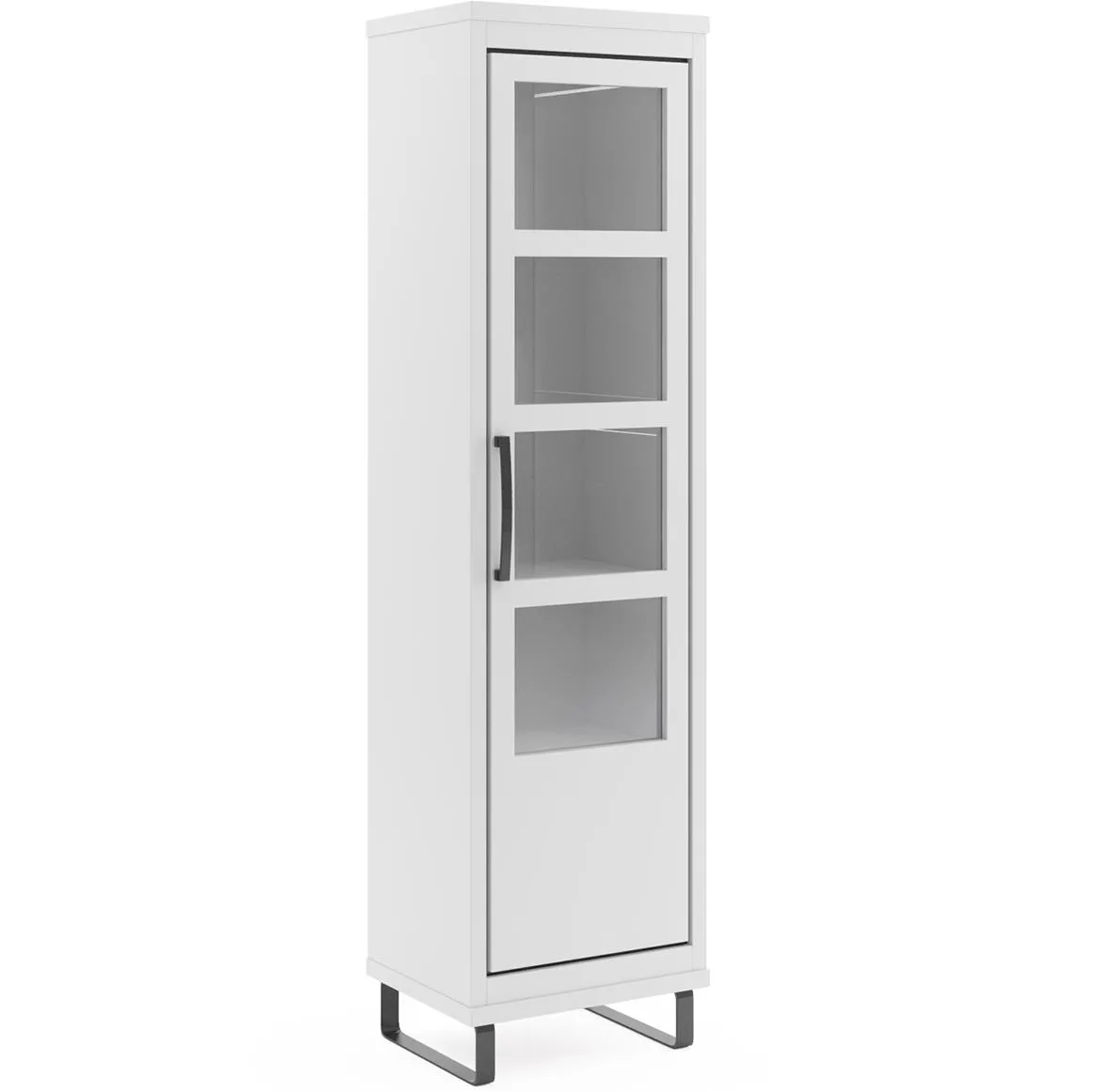 Capri vitrina C09 1 vrata 50x41x202 cm bela