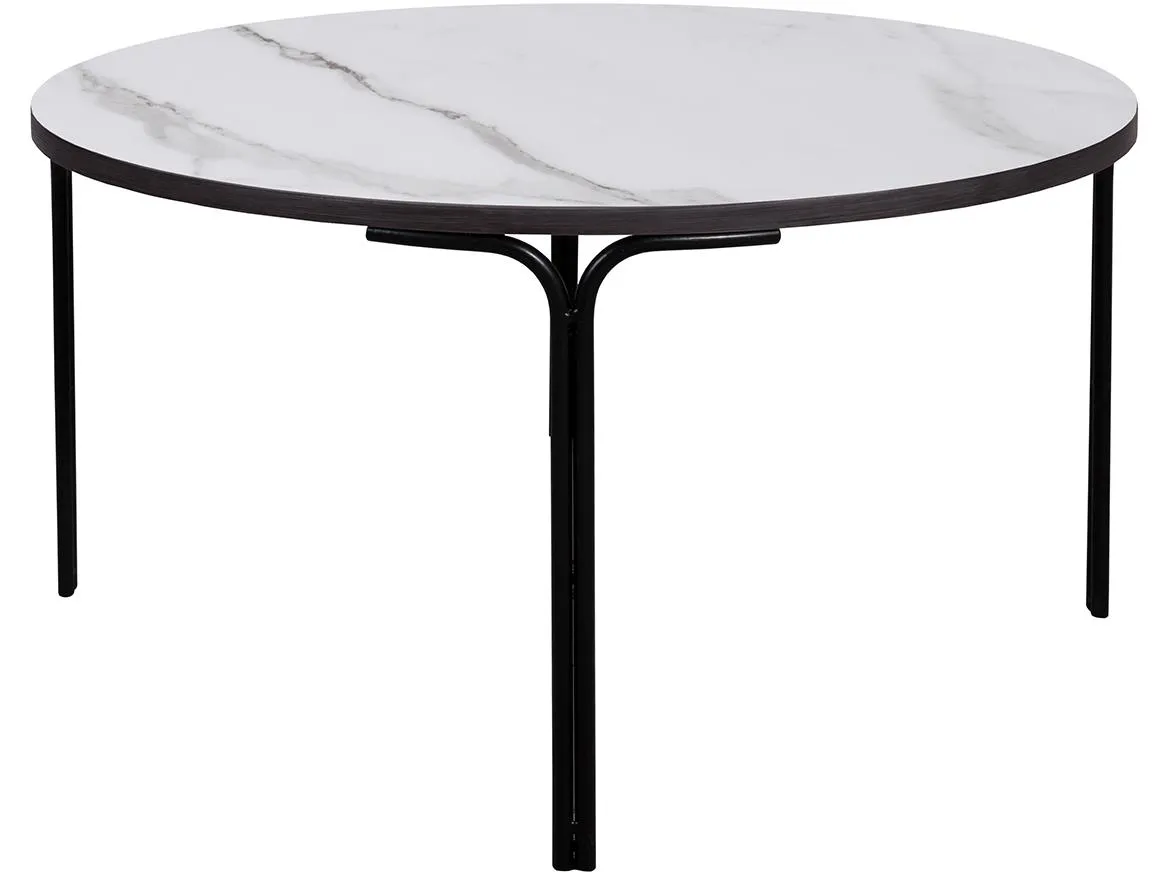 Carve  JF1214KD klub sto 65x65x36 cm bela (efekt mermera)
