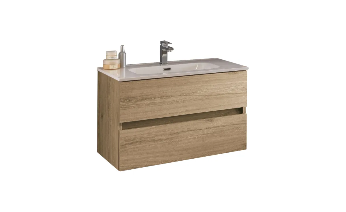 Casual baza 2 fioke + umivaonik 81x47x52cm hrast