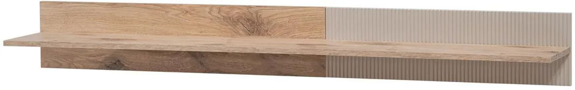 Catalina Dvc Ct Pw zidna polica 160x25x20 Wiking hrast/kašmir bež