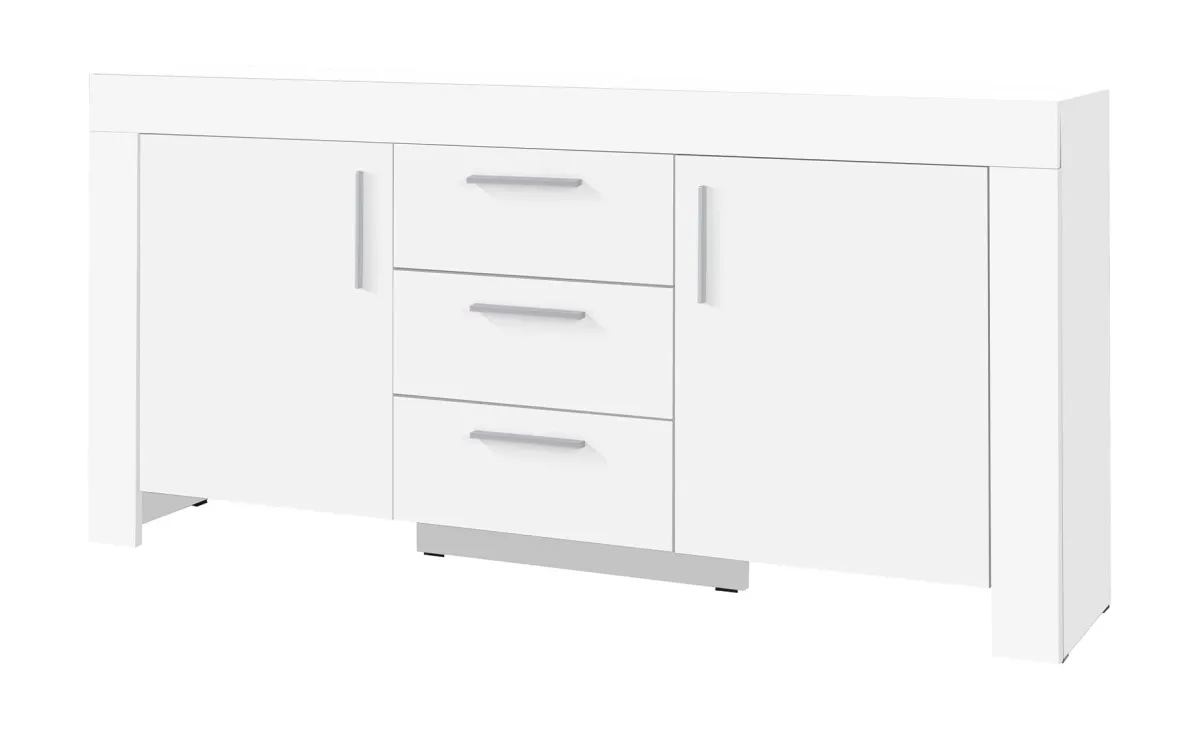 Cezar komoda 2V+3F 85x42x170 cm bela