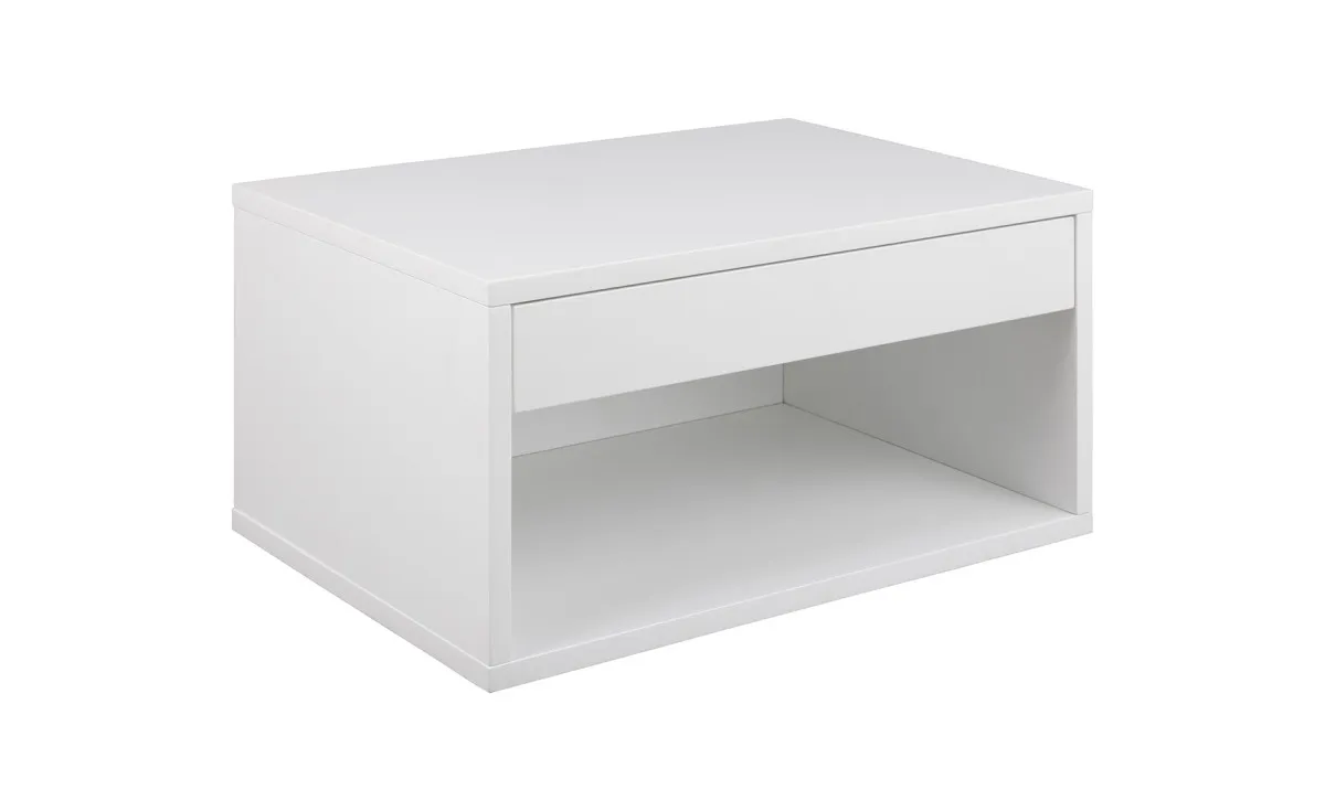 Cholet viseći noćni ormarić 1 fioka 50x35x24 cm beli