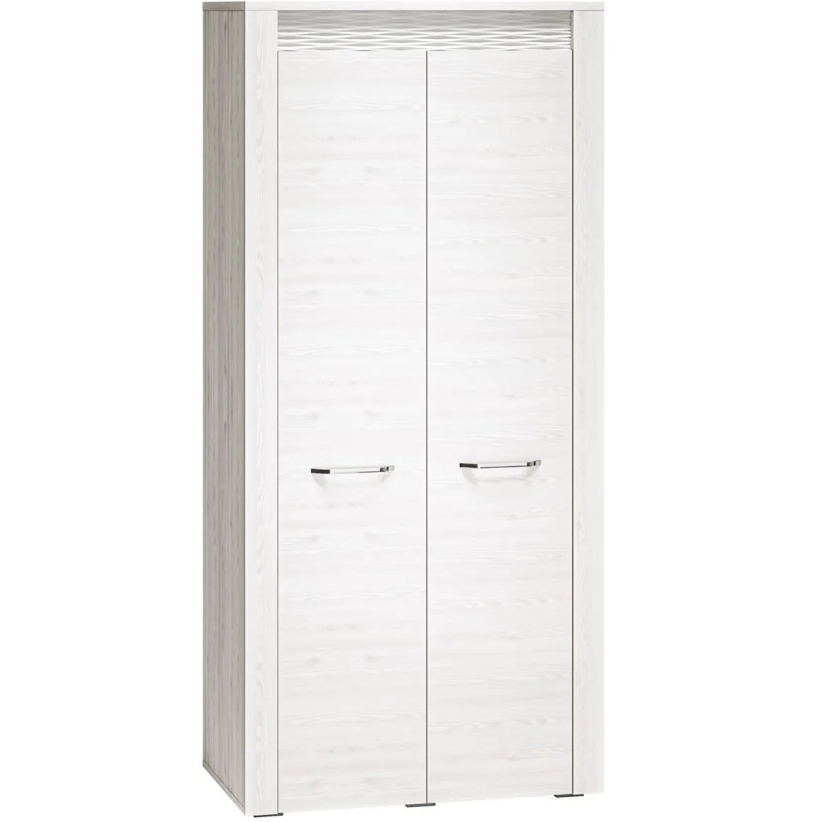Clermont 01 ormar 2 vrata 92x55x200 cm beli