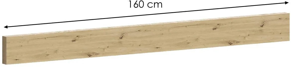 Cokl 160 cm natur (artisan hrast)