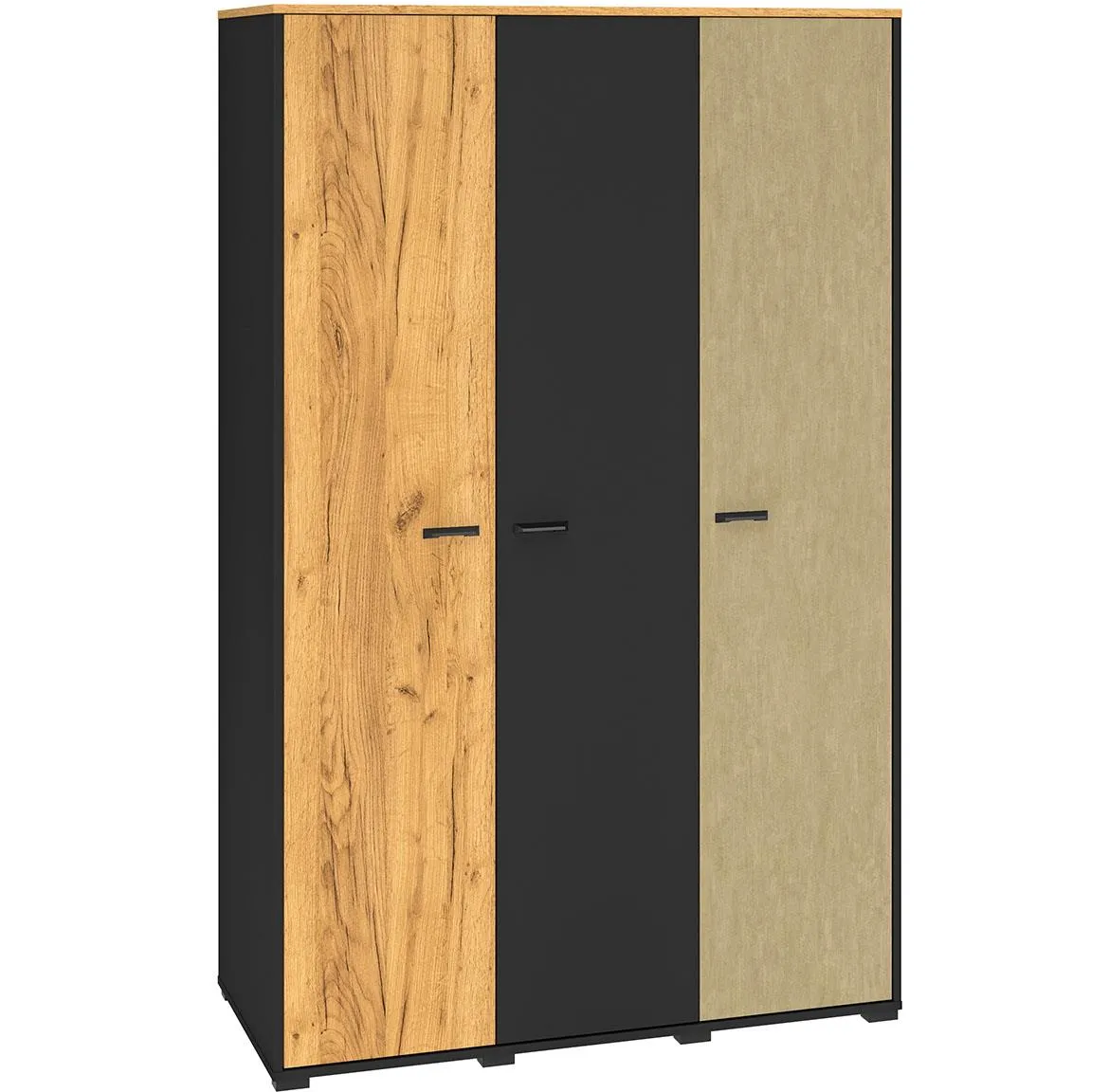 Colt 01 ormar 3vrata 120x55x190 natur crna