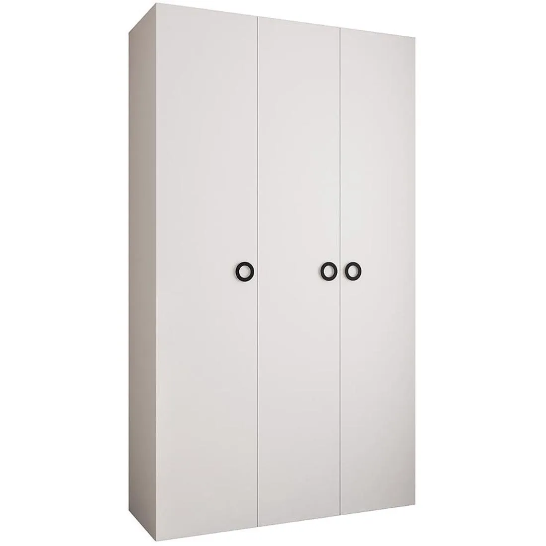 Como 1-150 ormar  40x150x245,5 cm bela/crna